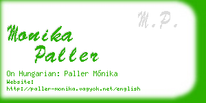 monika paller business card